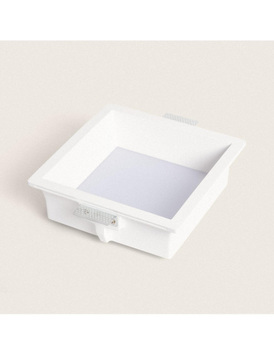 Collerette Downlight LED Intégration Plâtre/Pladur Carrée 18W Coupe 283x283 mm UGR17