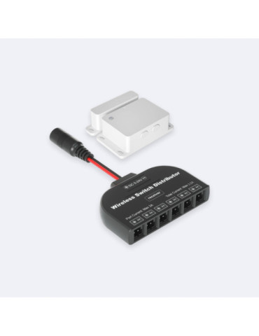 Détecteur Sans Fil pour Porte Armoire Jusqu'à 6 Rubans LED 12-24V DC