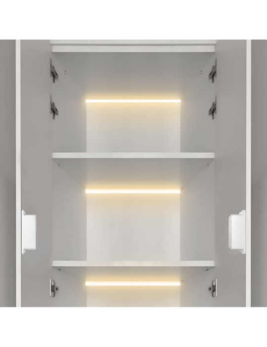 Détecteur Sans Fil pour Porte Armoire Jusqu'à 6 Rubans LED 12-24V DC