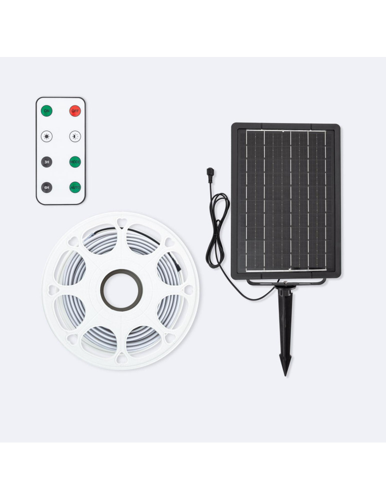 Ruban LED Extérieur Solaire 24V DC SMD2835 60 LED/m 15m IP65 Largeur 12mm Coupe 100 cm