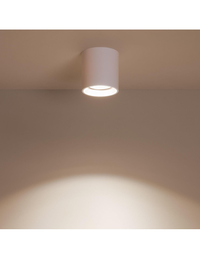 Plafonnier Space Blanc avec Ampoule GU10