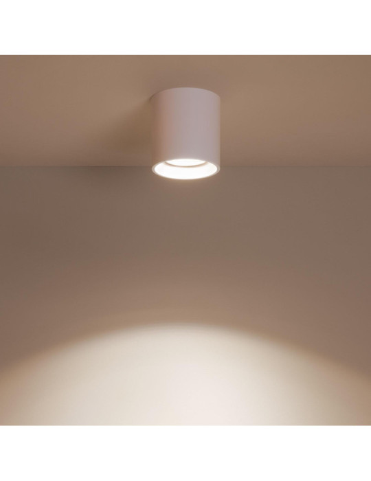 Plafonnier Space Blanc avec Ampoule GU10