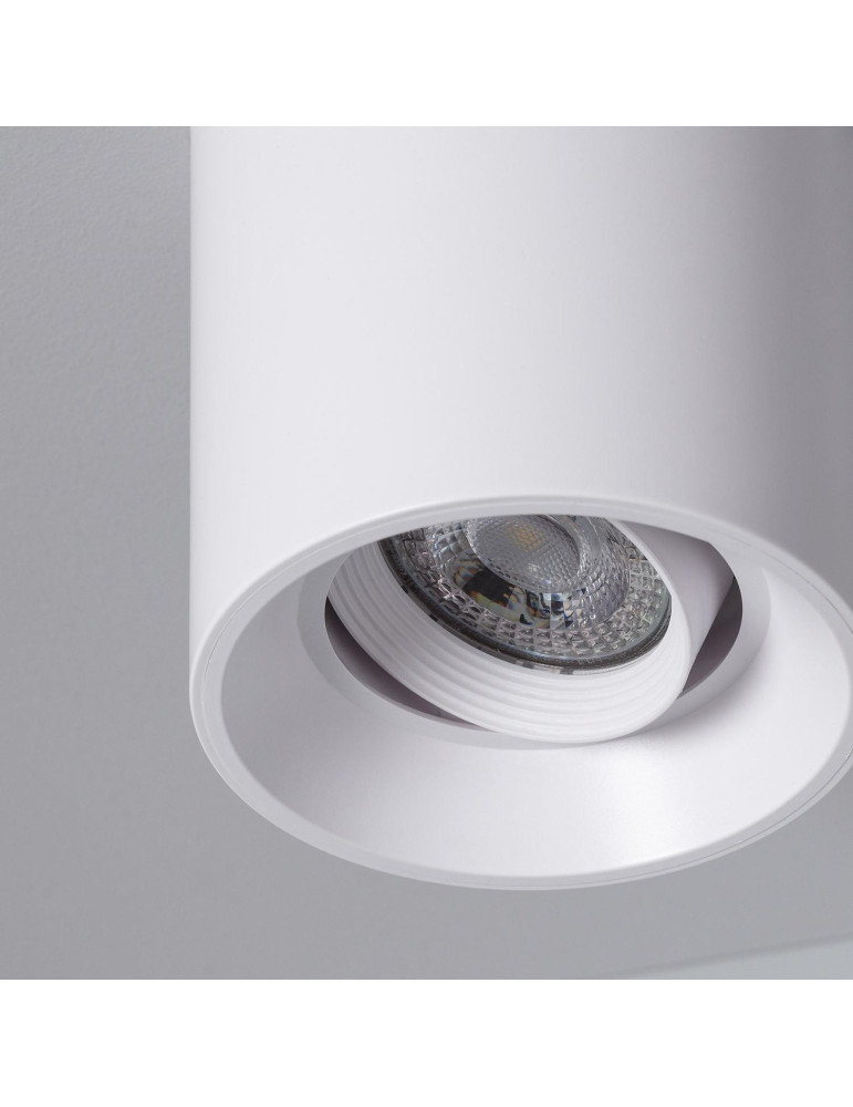 Plafonnier Space Blanc avec Ampoule GU10