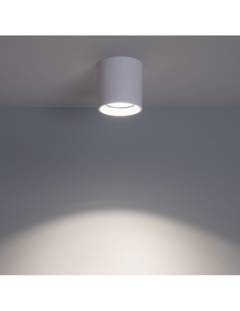 Plafonnier Space Blanc avec Ampoule GU10