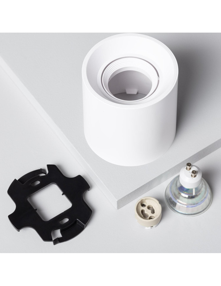 Plafonnier Space Blanc avec Ampoule GU10