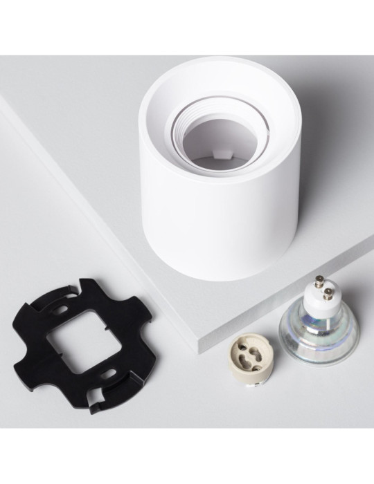 Plafonnier Space Blanc avec Ampoule GU10