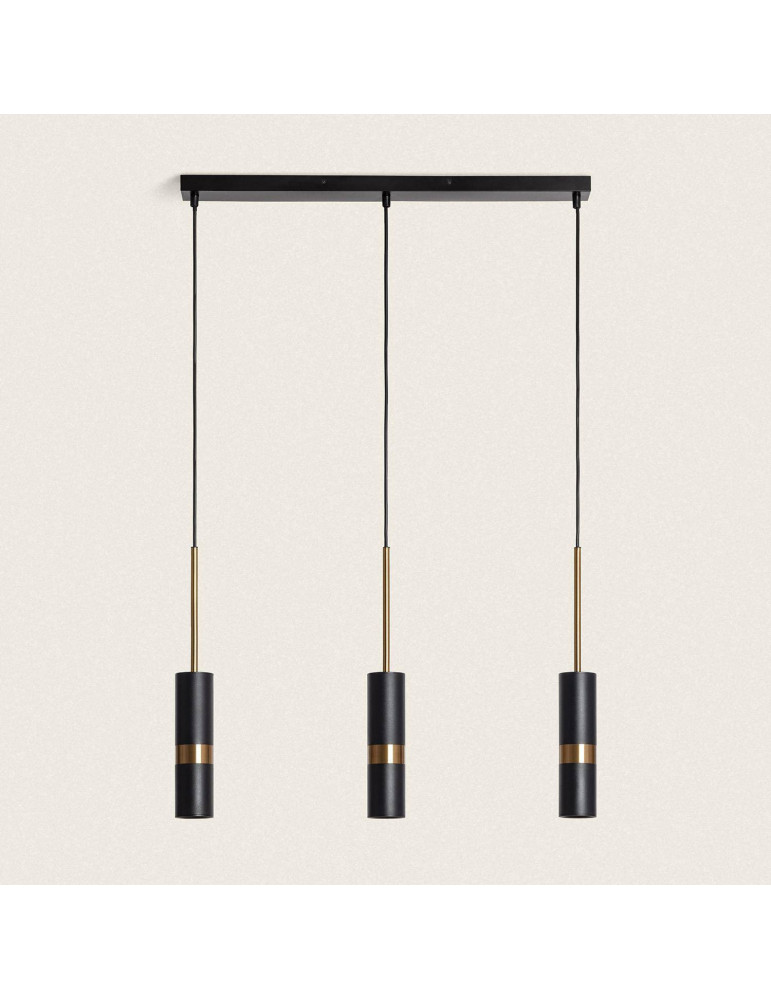 Suspension Métal Lumen 3 Spots