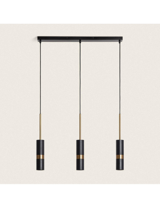 Suspension Métal Lumen 3 Spots