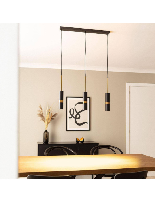 Suspension Métal Lumen 3 Spots