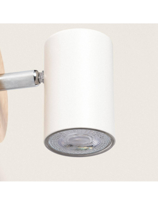 Plafonnier Orientable Bois 1 Spot Albus
