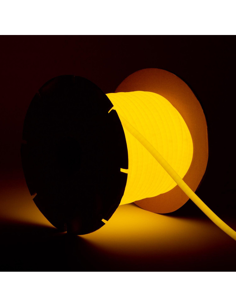 Bobine Gaine Néon LED Dimmable  220V Circlaire SFLEX14 50 Mètres IP65 Coupe 100 cm