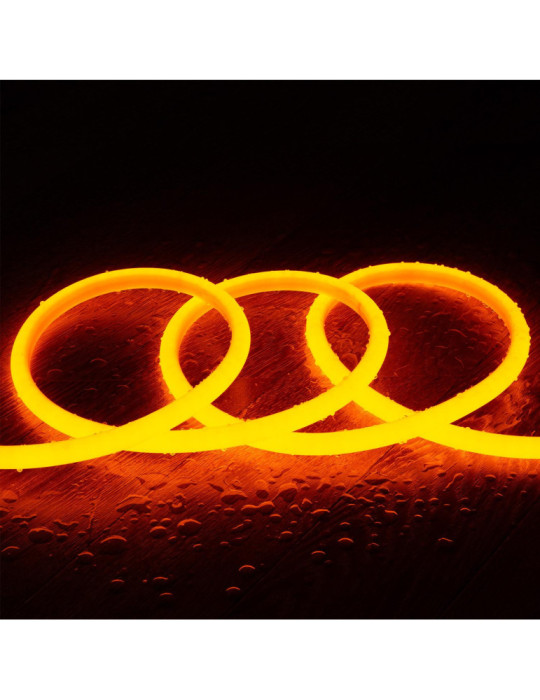 Bobine Gaine Néon LED Dimmable  220V Circlaire SFLEX14 50 Mètres IP65 Coupe 100 cm