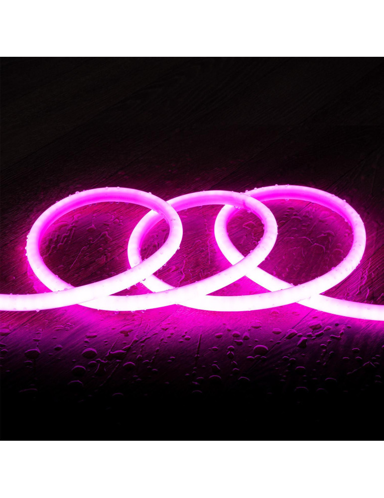 Bobine Gaine Néon LED Dimmable  220V Circlaire SFLEX14 50 Mètres IP65 Coupe 100 cm