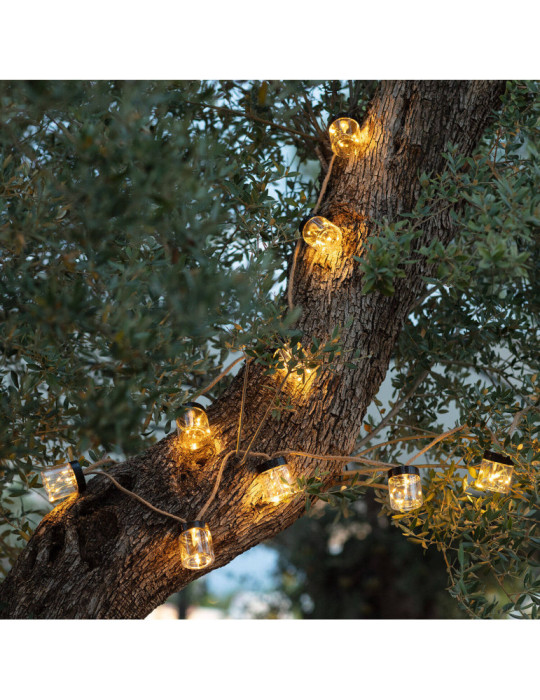 Guirlande LED Extérieure Solaire Tarros 2m