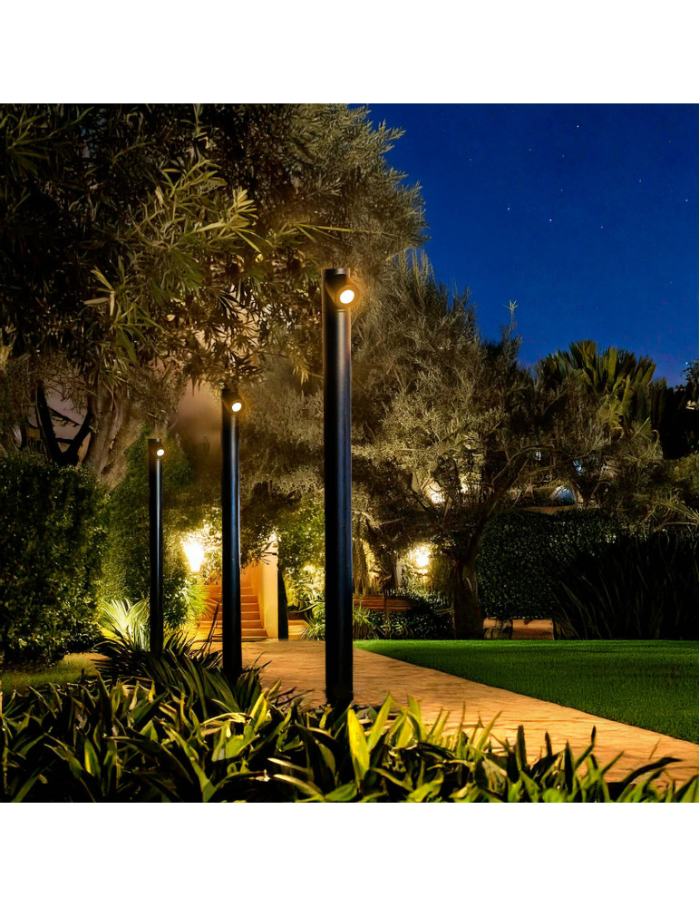 Balise Extérieure LED 6W en Saillie sur Pied Rihard