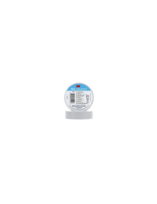 Ruban Adhésif Temflex™ 165 PVC 19mm x 20m 3M 7100184800 Ruban Adhésif Temflex™ 165 PVC 19mm x 20m 3M 7100184800