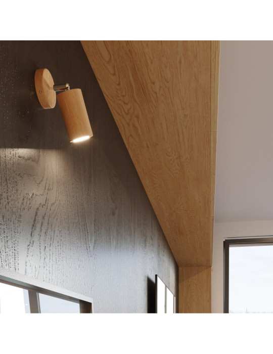 Plafonnier Bois Berg 2 SOLLUX