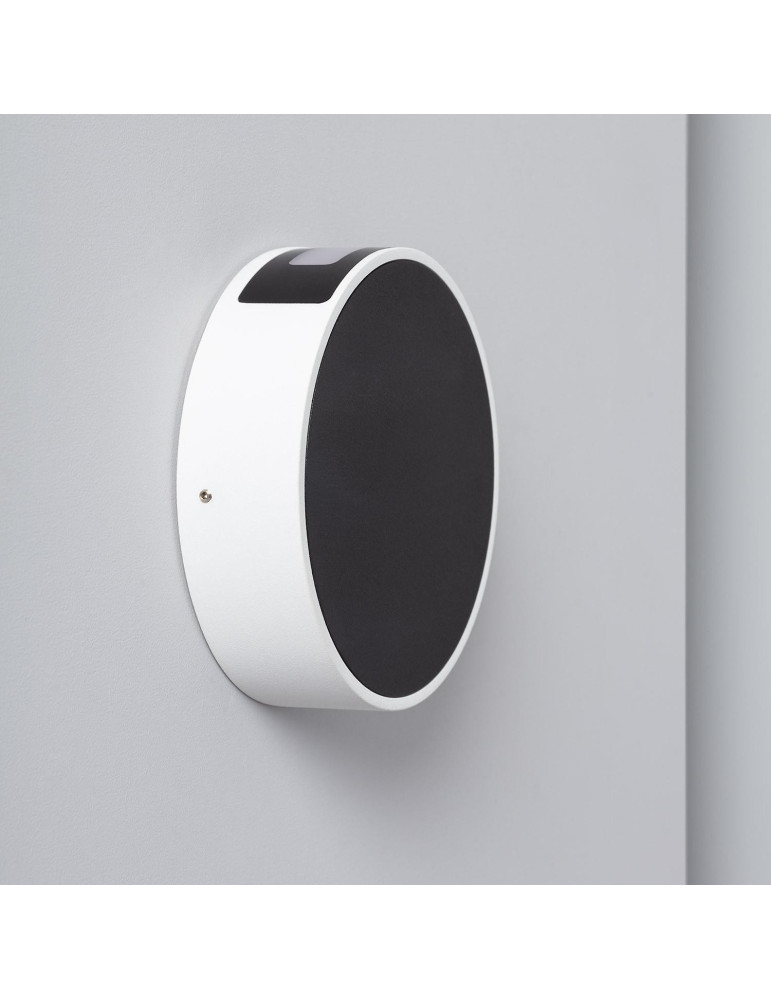 Applique Murale LED Extérieure Aluminium Crono 6W Noire