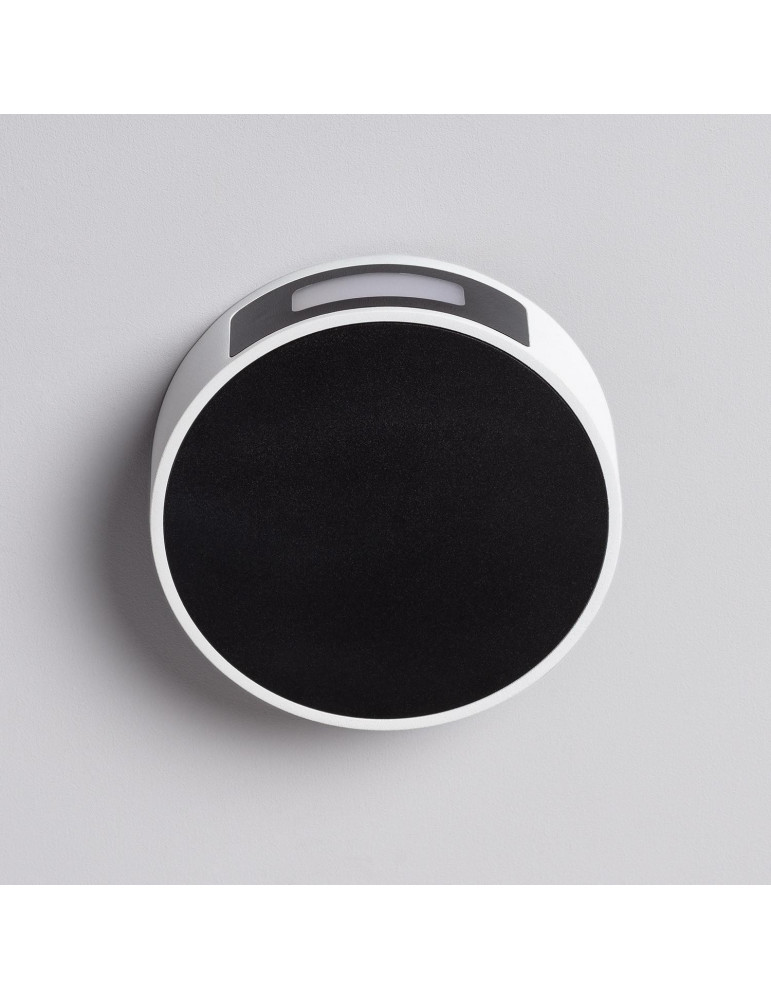 Applique Murale LED Extérieure Aluminium Crono 6W Noire