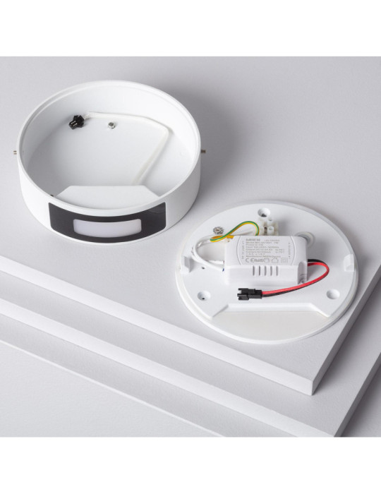 Applique Murale LED Extérieure Aluminium Crono 6W Noire