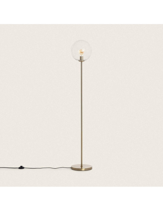 Lampadaire Métal et Verre Moonlight Clear