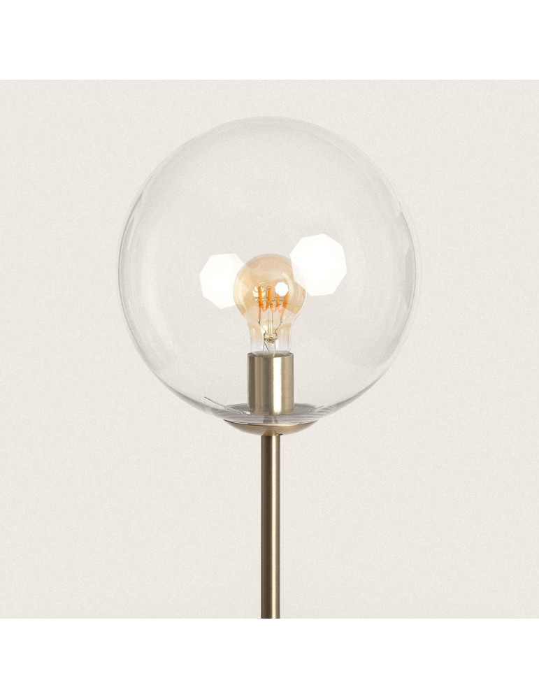 Lampadaire Métal et Verre Moonlight Clear