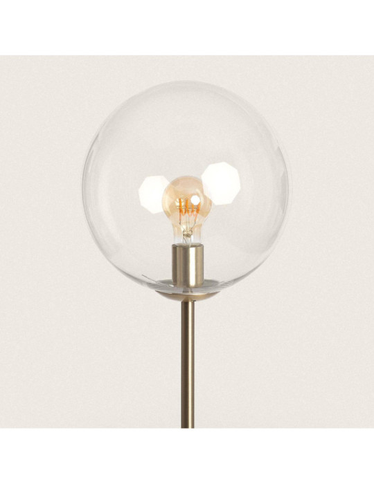 Lampadaire Métal et Verre Moonlight Clear