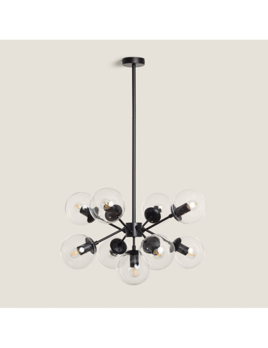 Suspension Métal et Verre Wassily 9 Spots Suspension Métal et Verre Wassily 9 Spots