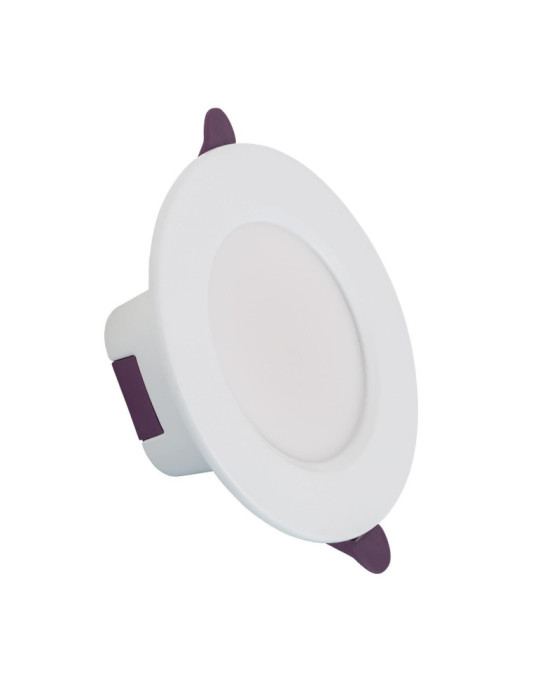 Downlight LED 8W Rond Bain IP65 Coupe Ø 75 mm Downlight LED 8W Rond Bain IP65 Coupe Ø 75 mm