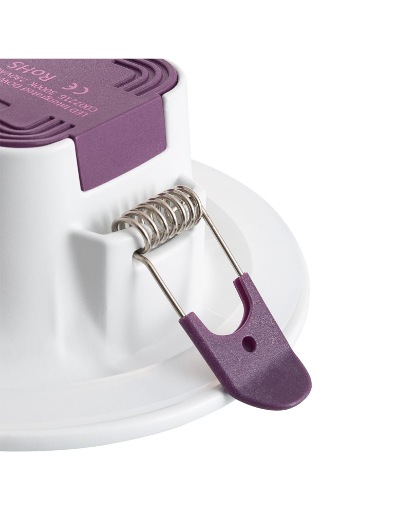 Downlight LED 8W Rond Bain IP65 Coupe Ø 75 mm