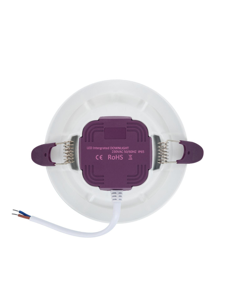 Downlight LED 8W Rond Bain IP65 Coupe Ø 75 mm