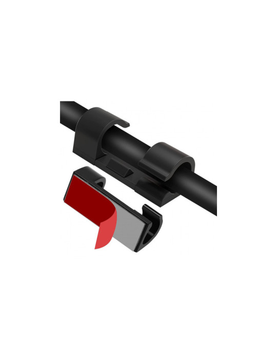 Pack 20 Grapas Clip Autoadhesivo Organizador Para Cable Ø 10mm