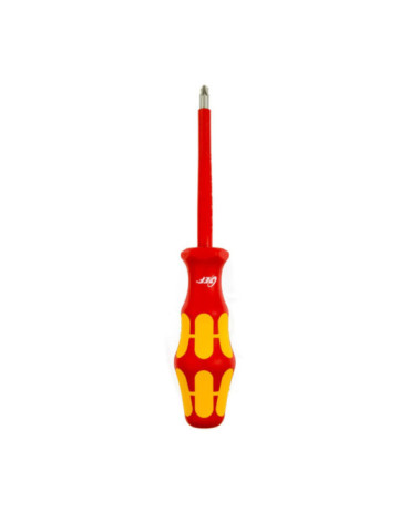 Tournevis Isolant Pointe Pozidriv/Plano PZ/S1 Spécial Différentiels et Disjoncteurs VDE 1000V GEF