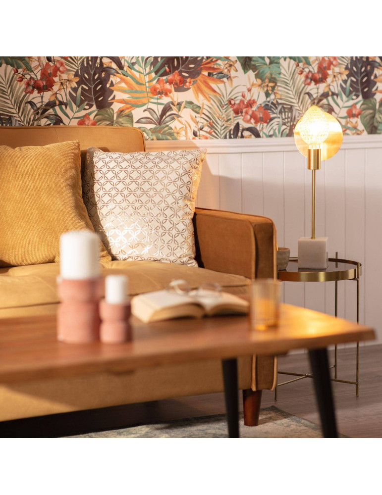 Lampe à Poser Marbre et Métal Argos