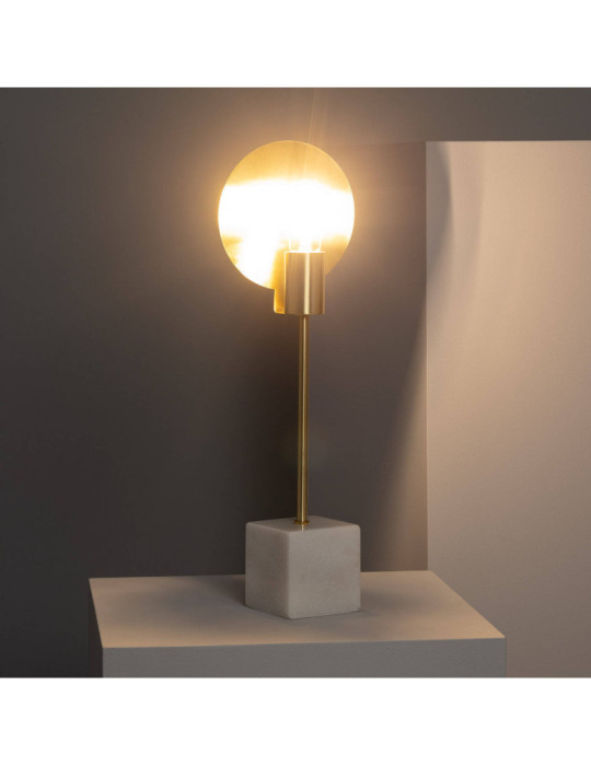 Lampe à Poser Marbre et Métal Argos