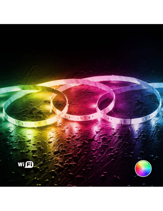 Kit Ruban LED WiFi 12V 72LED/m RGBWW 5m IP65 Coupe tous les 12.5cm
