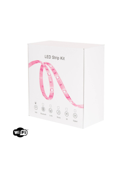 Kit Ruban LED WiFi 12V 72LED/m RGBWW 5m IP65 Coupe tous les 12.5cm