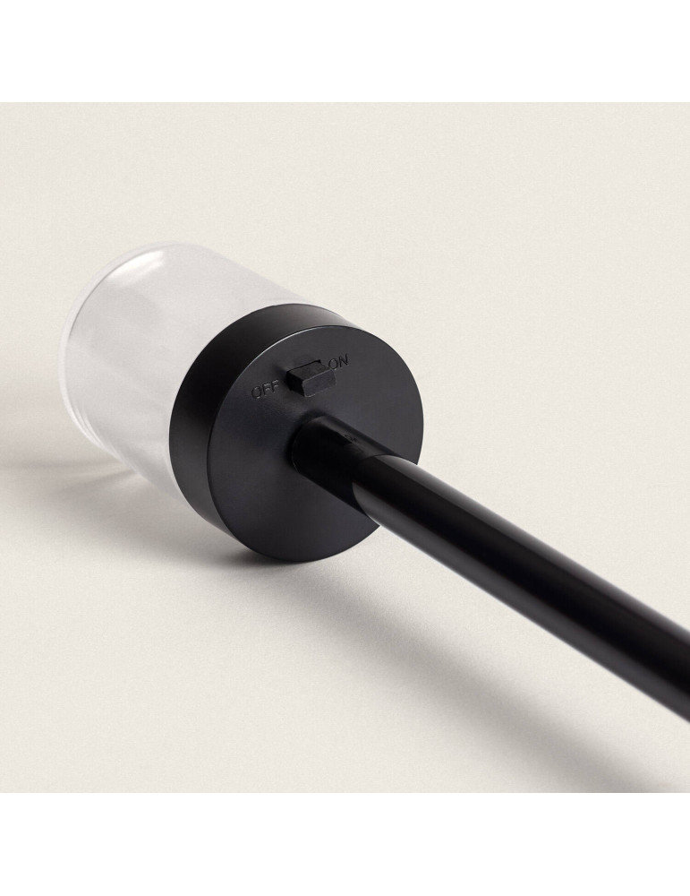 Torche Solaire Extérieure LED Effet Flamme avec Piquet Brako 40cm