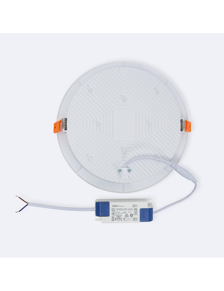 Downlight LED 36W Rond OSRAM Aero 110 lm/W LIFUD Coupe Ø 190 mm