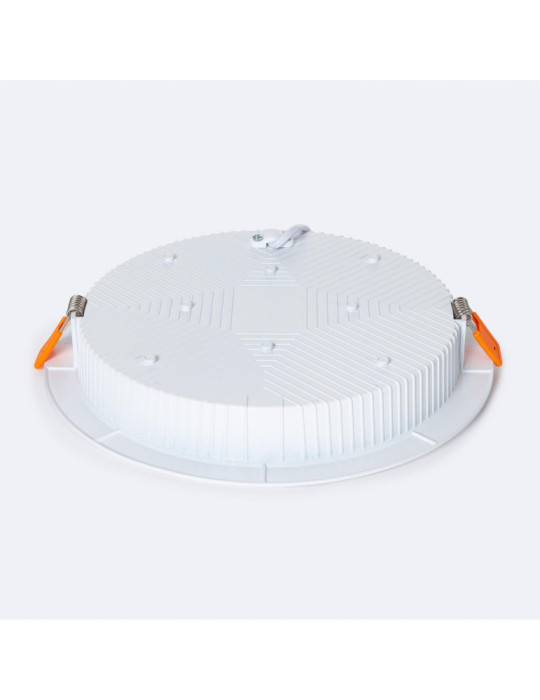 Downlight LED 36W Rond OSRAM Aero 110 lm/W LIFUD Coupe Ø 190 mm