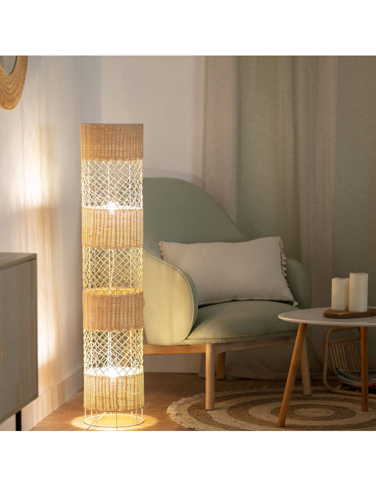 Lampadaire Rotin Rubra