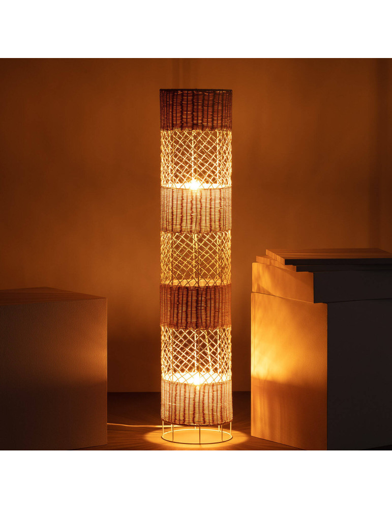 Lampadaire Rotin Rubra