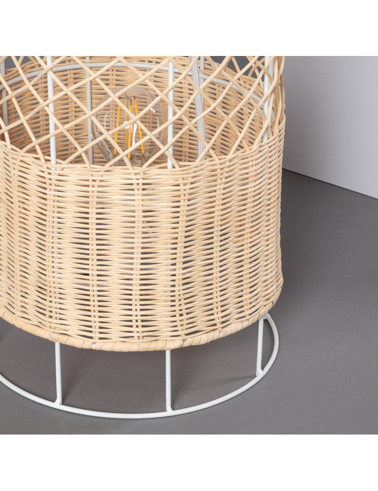 Lampadaire Rotin Rubra
