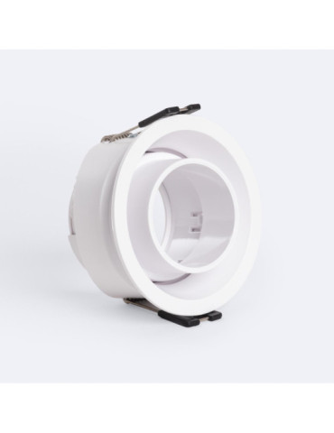 Collerette Downlight Conique Orientable Faible UGR pour Ampoule LED GU10 / GU5.3 Coupe Ø75 mm Suefix