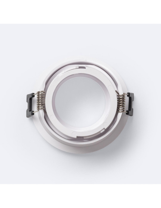 Collerette Downlight Conique Orientable Faible UGR pour Ampoule LED GU10 / GU5.3 Coupe Ø75 mm Suefix