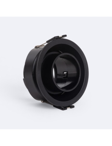 Collerette Downlight Conique Orientable Faible UGR pour Ampoule LED GU10 / GU5.3 Coupe Ø75 mm Suefix