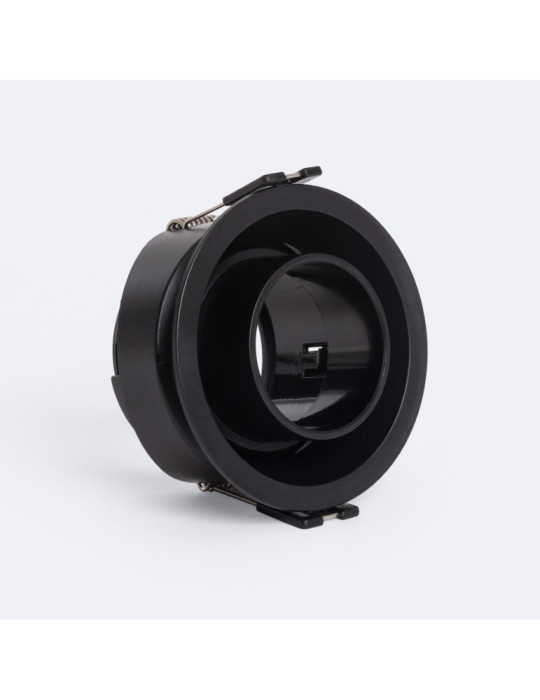 Collerette Downlight Conique Orientable Faible UGR pour Ampoule LED GU10 / GU5.3 Coupe Ø75 mm Suefix Collerette Downlight Conique Orientable Faible UGR pour Ampoule LED GU10 / GU5.3 Coupe Ø75 mm Suefix