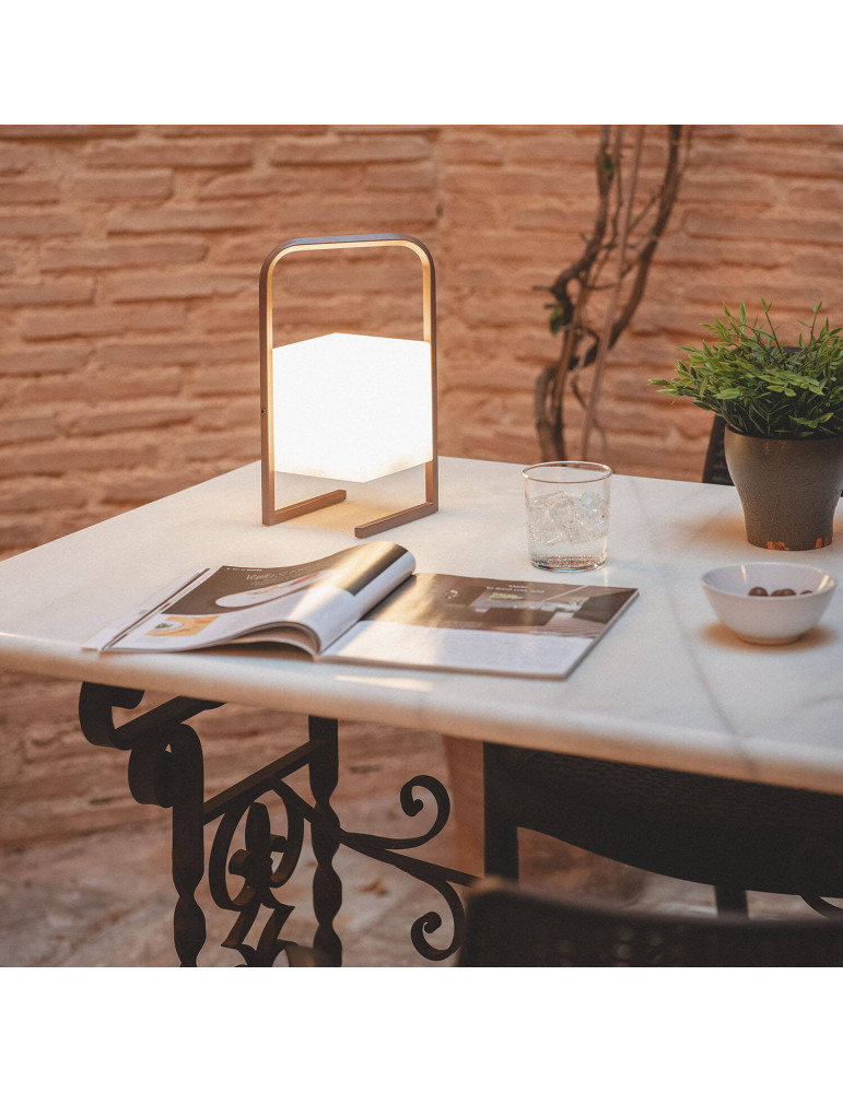 Lampe à Poser LED Portative Extérieure 2.5W Tiber avec Batterie Rechargeable USB