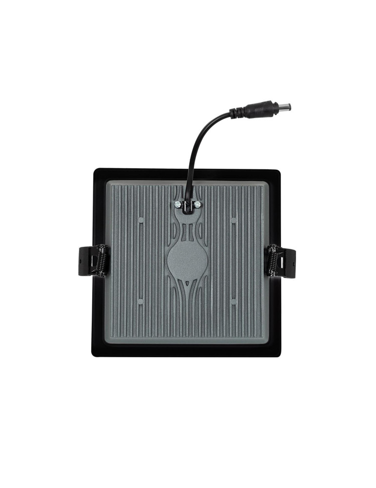 Downlight LED 15W Carré SAMSUNG Aero 130 lm/W Microprismatique LIFUD Coupe 135x135 mm Noir