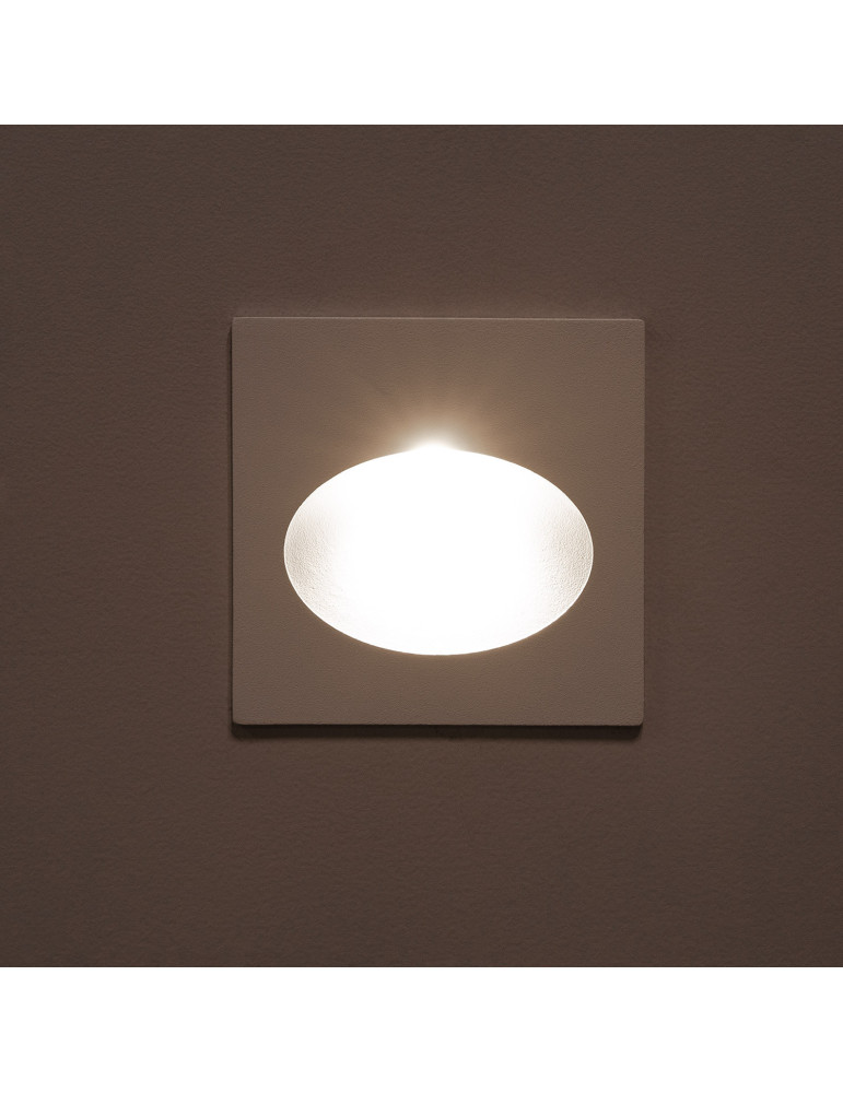 Aplique de Pared LED Town IP65 3W Blanco Aplique de Pared LED Town IP65 3W Blanco